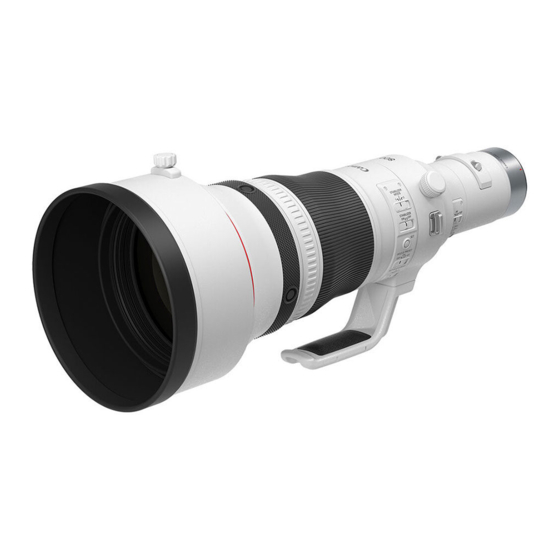Canon RF800mm F5.6 L IS USM Manuals