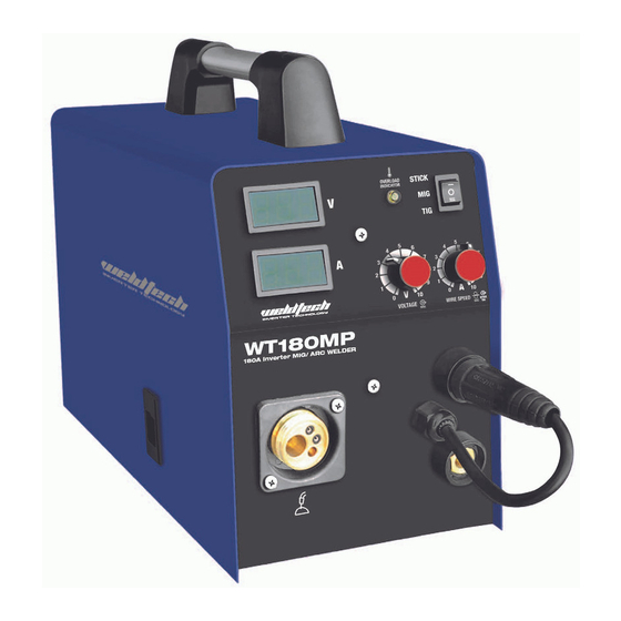 WELDTECH WT180MP Operating Instructions Manual