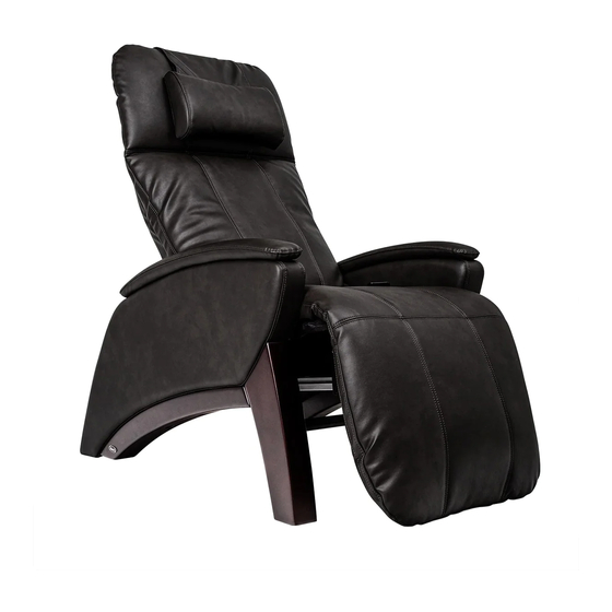 Osaki Sonno XT-1 GravZero Recliner User & Maintenance Manual