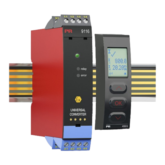 PR electronics 9116-EMP Product Manual