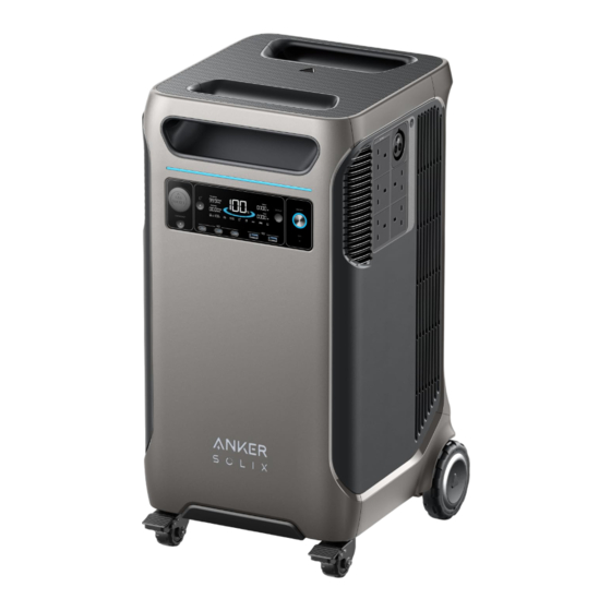 Anker SOLIX F3800 User Manual