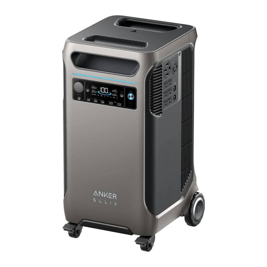 Anker SOLIX F3800 Manual