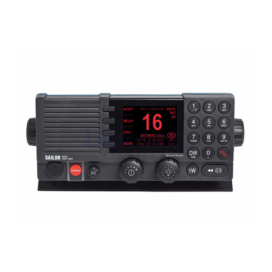 Thrane&Thrane TT-6222A VHF DSC Manuals