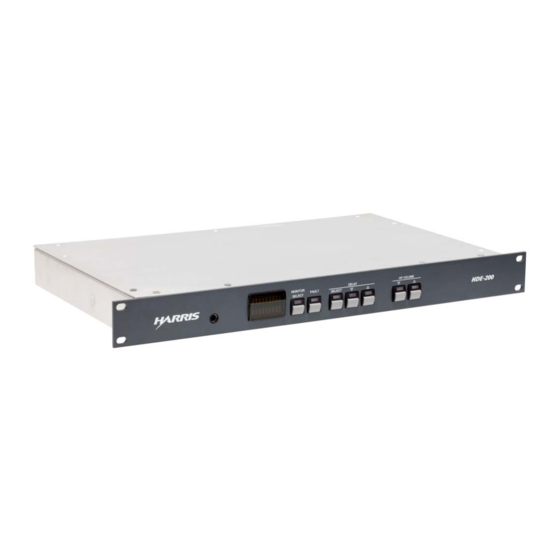 Harris FlexStar HDE-200 Installation Manual & Users Manual