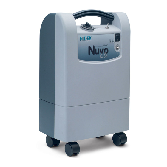 Nidek Medical Mark 5 Nuvo Lite Family Manuals