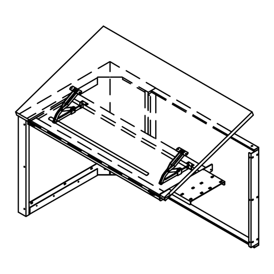 Mayline CSII TILT TOP RETURN Assembly Instructions
