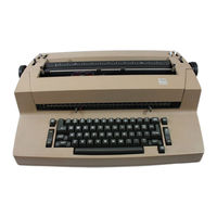 Ibm Selectric Personal Typewriter Operating Instructions Manual