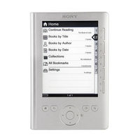 Sony PRS-300 - Reader Pocket Edition PRS-300LC - Reader Pocket Edition PRS-300 Quick Start Manual