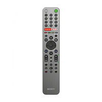 Sony BRAVIA RMF-TX600T Quick Reference Manual