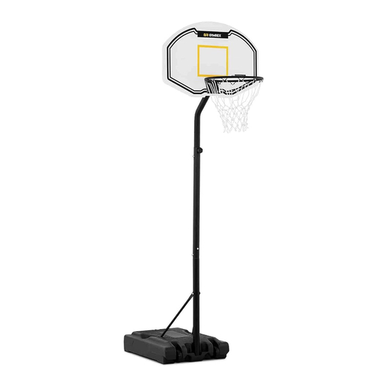 User Manuals: Gymrex GR-BS12 Basketball Stand