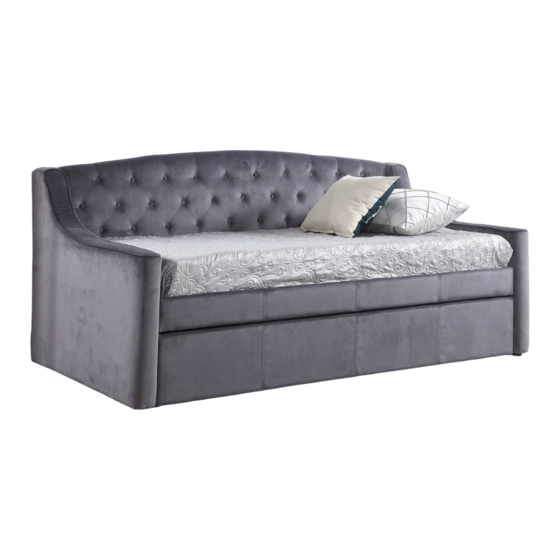 Sareer Balatin Daydream Daybed with Trundle Assembly Instructions Manual