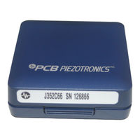 PCB Piezotronics J352C66 Installation And Operating Manual