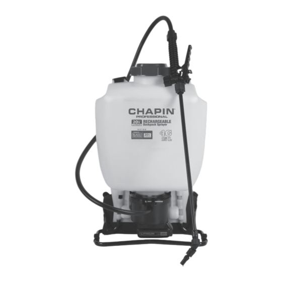 Chapin 63102 Use And Care Manual